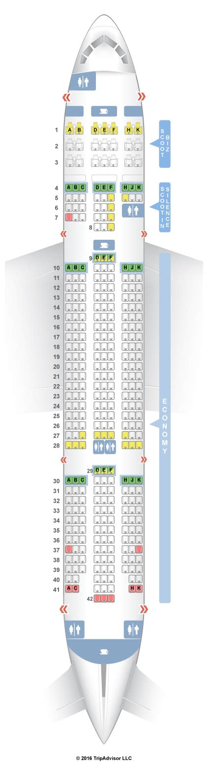 seating scoot seat map|Scoot Boeing 787.